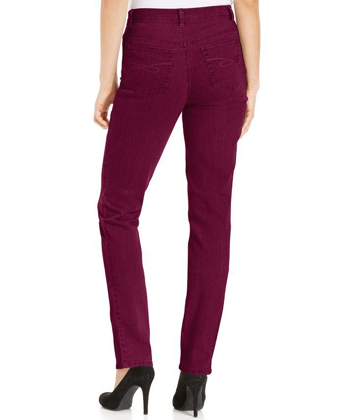 Style & Co Petite Tummy-Control Slim-Leg Jeans, Created for Macy's - Macy's
