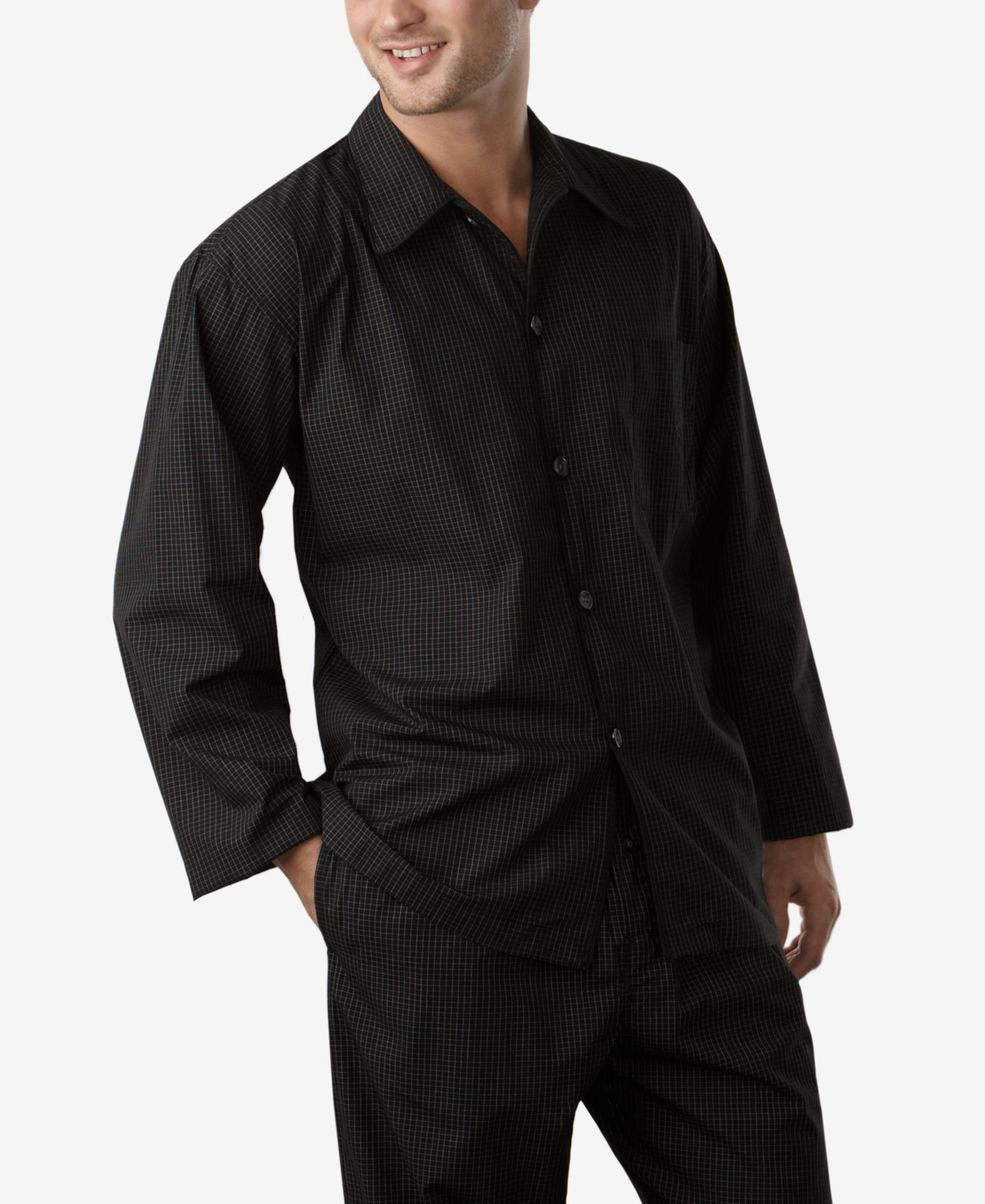 Men's Woven Pajama Top