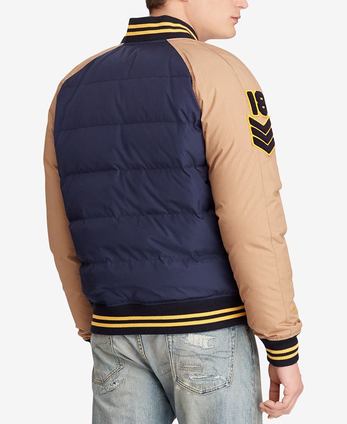 Polo Ralph Lauren Men's Letterman Jacket Macy's