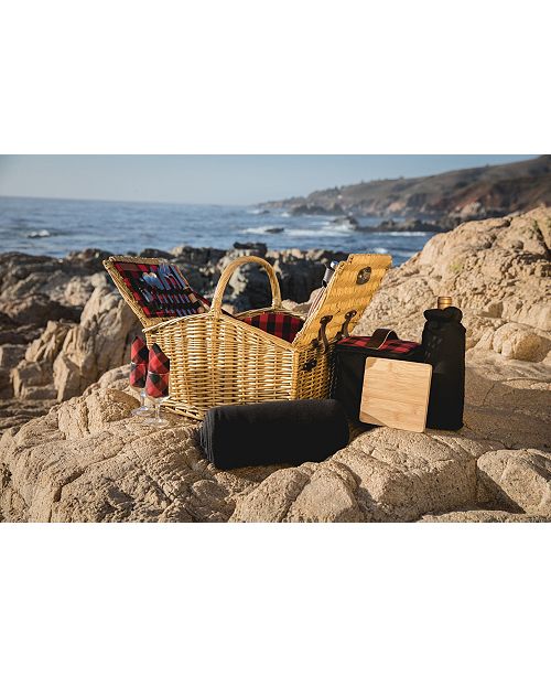 Picnic Time Somerset Red Picnic Basket Outdoor Dining & Picnic