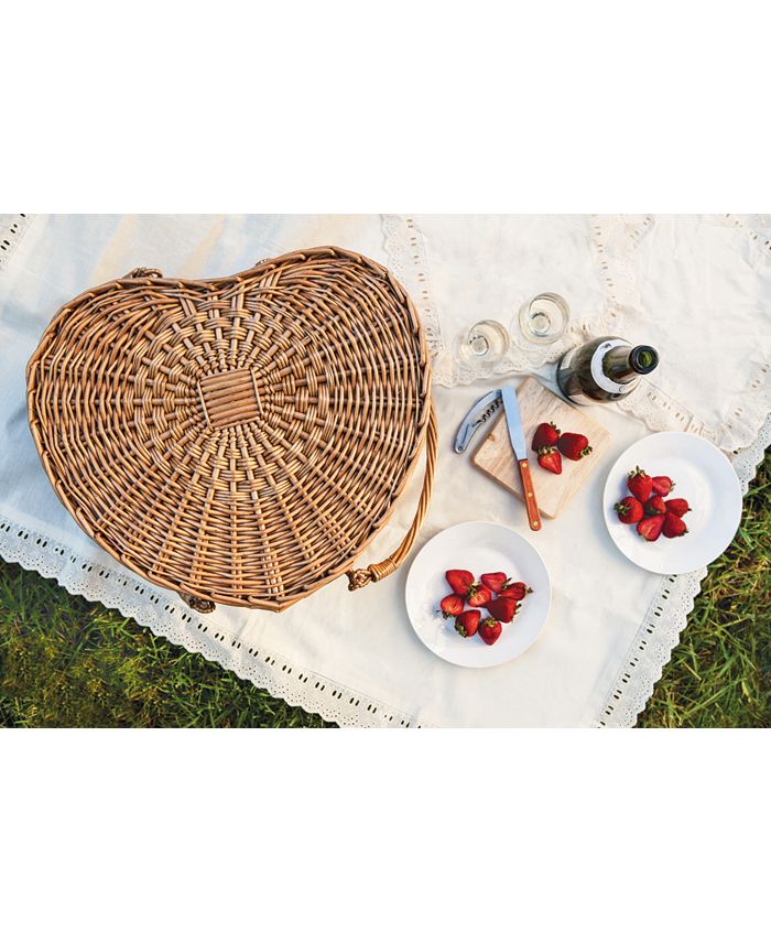 Picnic Time Heart Picnic Basket Macy's