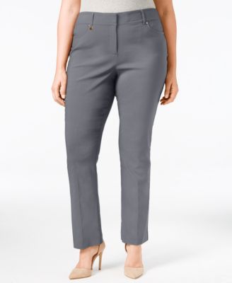 Gray Plus Size Pants for Women - Macy's