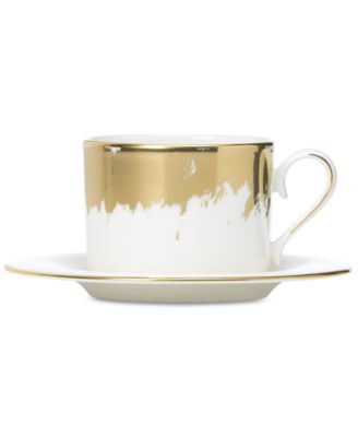 Lenox Casual Radiance Butterteller In Weiß Mit Gold-Akzent – Schimmernd & Spülmaschinengeeignet