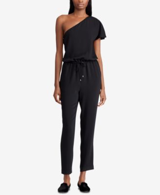 lauren ralph lauren one shoulder jumpsuit