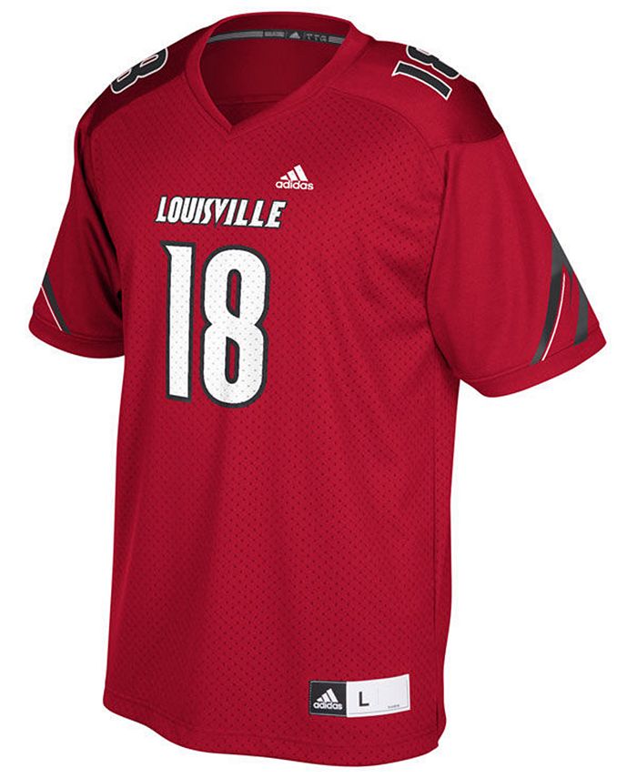 adidas Men's Louisville Cardinals Replica Football Jersey Macy's