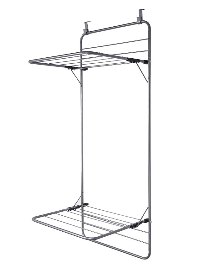 Sunbeam Steel Over the Door Towel Dryer Rack, Grey Macy's