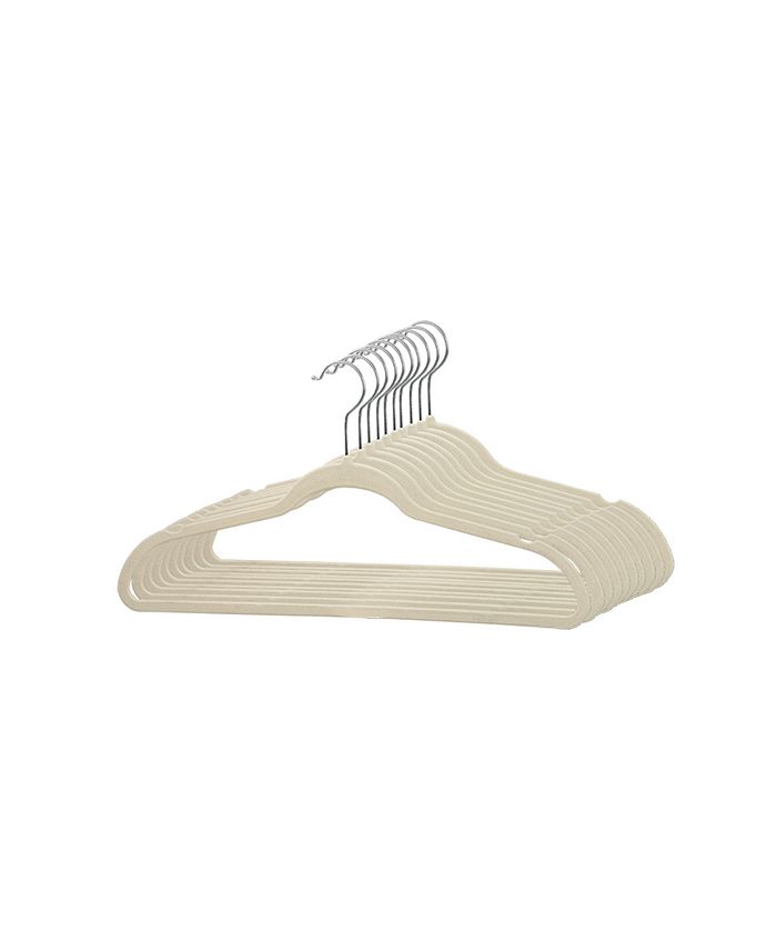 Sunbeam Velvet Flocked Suit Hanger, Pack of 2 Macy's