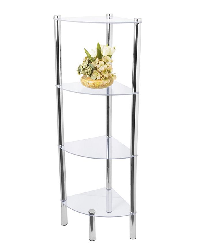 Home Basics 4 Tier Corner Shelf Macy's