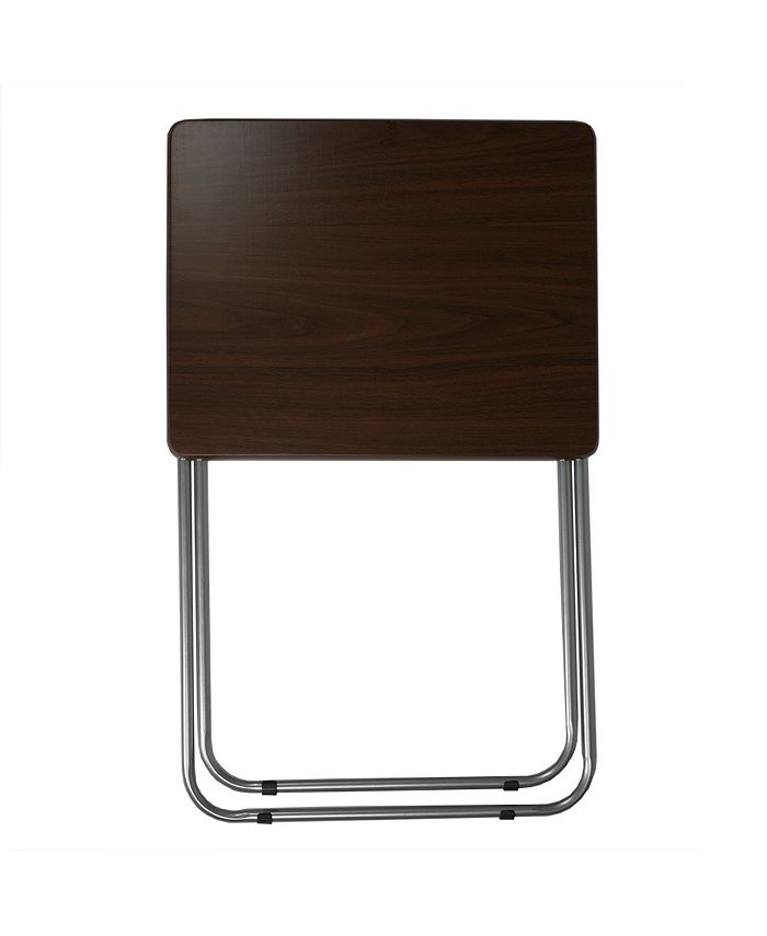 Home Basics Tv Folding Table, Cherry Macy's