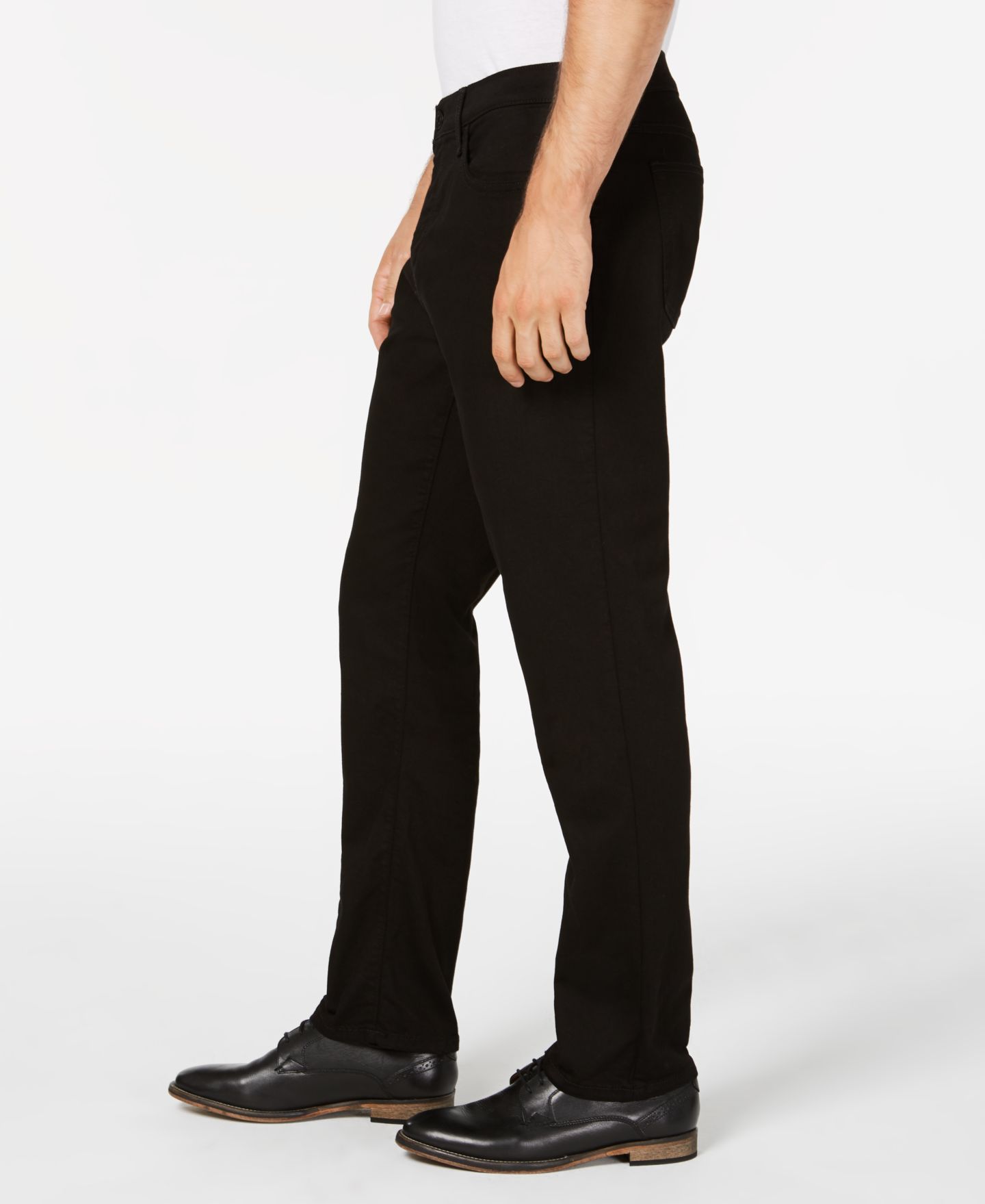 Мужские джинсы Tommy Hilfiger Big & Tall Straight Fit Stretch, цвет: Чёрный джинсовый — фото 3