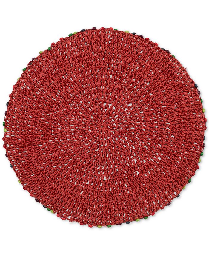 Fiesta Cabo Bead 15" Round Placemat Macy's