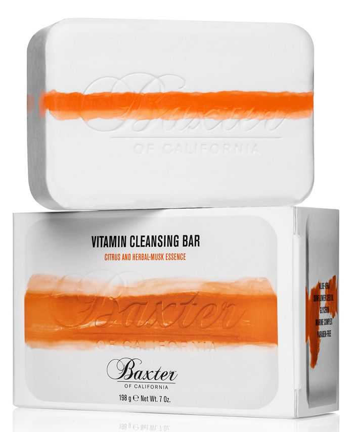 Baxter Of California - Baxter Vitamin Cleansing Bar - Citrus & Herbal-Musk Essence, 7-oz.
