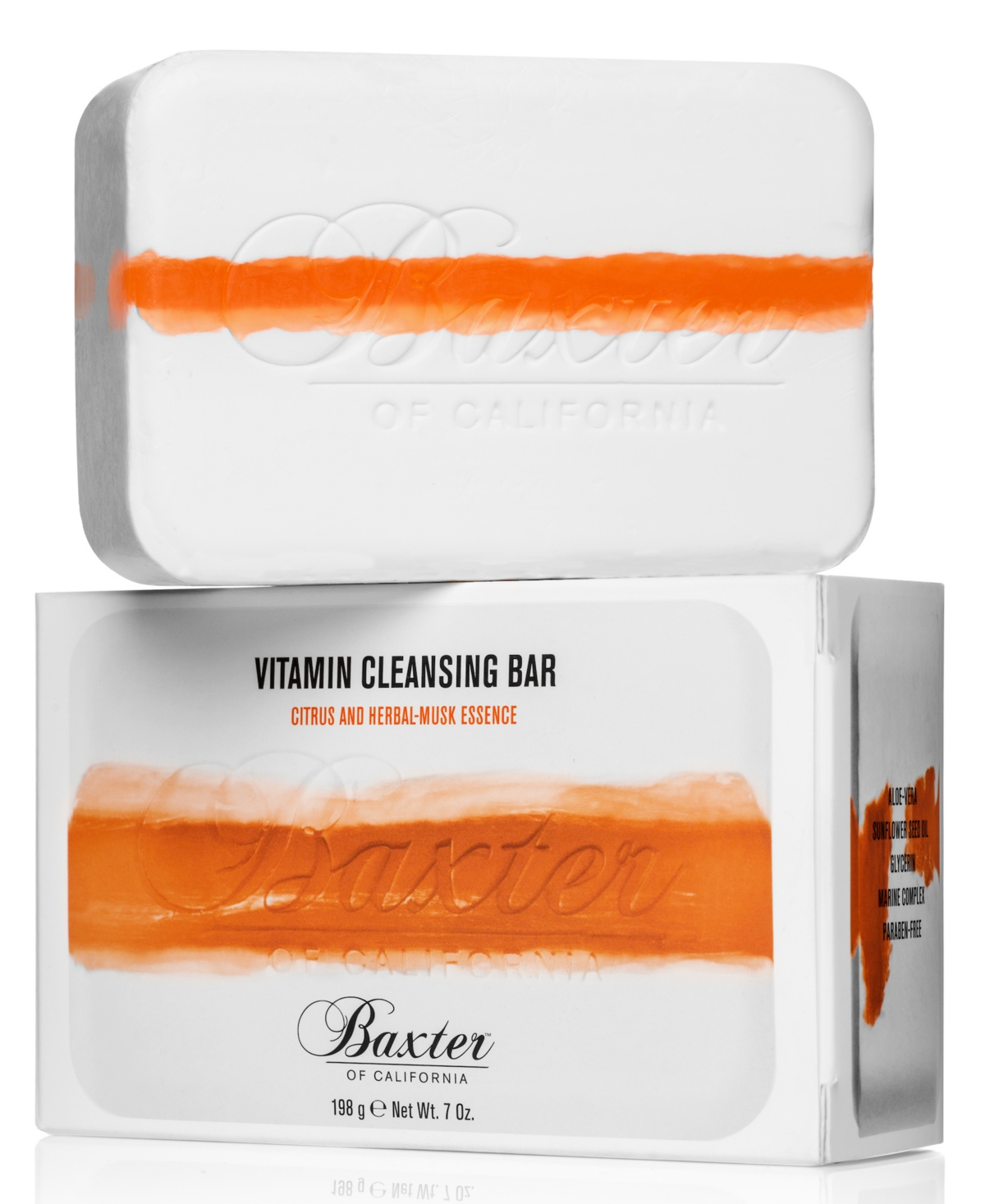 Baxter Of California Vitamin Cleansing Bar - Citrus & Herbal-Musk Essence, 7-oz.