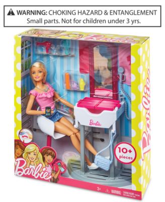barbie doll salon set