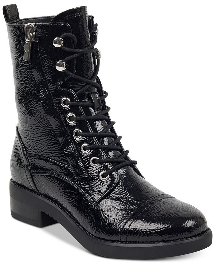 Marc fisher combat boots uleesa outlet