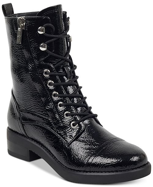 Marc Fisher Uleesa Combat Boots & Reviews Boots Shoes