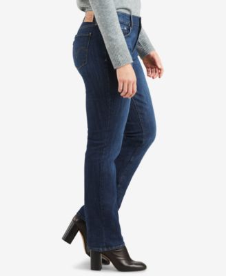 levi women's 505 straight leg stretch