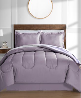 Austin Stripe/Solid Reversible 8 Pc. Comforter Set