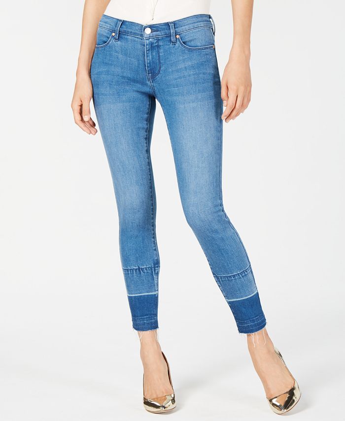 Kendall + Kylie The Ultra Babe Perfect Mid-Rise Released-Hem Jeans - Macy's