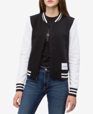 macy's calvin klein bomber jacket