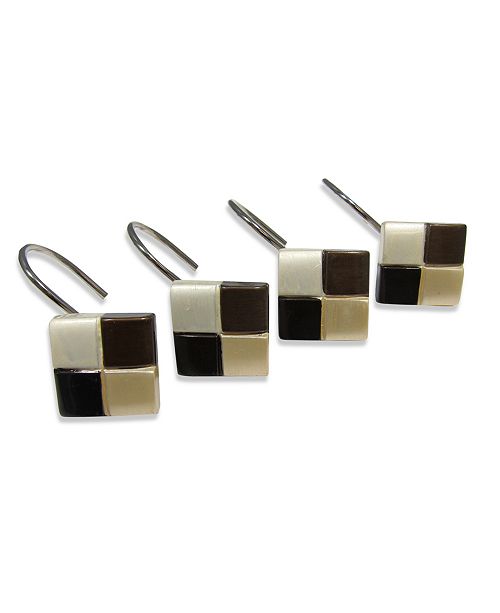 Croscill Mosaic 12 Pc Shower Curtain Hook Set Reviews