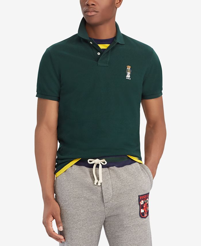 Polo Ralph Lauren Men's Classic Fit Cotton Polo Bear Shirt, Created for  Macy's & Reviews - Casual Button-Down Shirts - Men - Macy's
