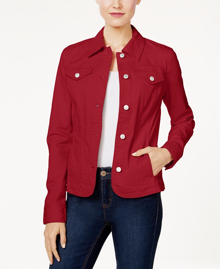 Charter Club Petite Denim Jacket, Created for Macy's Macy's