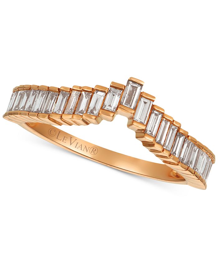 Le Vian - Baguette Frenzy™ Diamond Ring (1/2 ct. t.w.) in 14k White Gold