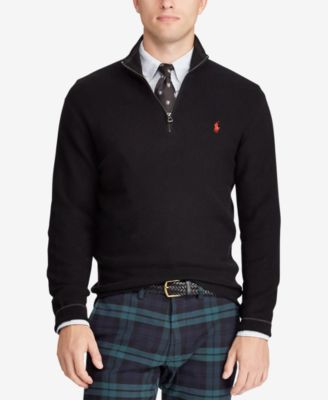 Polo Ralph Lauren - Men's Cotton Quarter-Zip Sweater