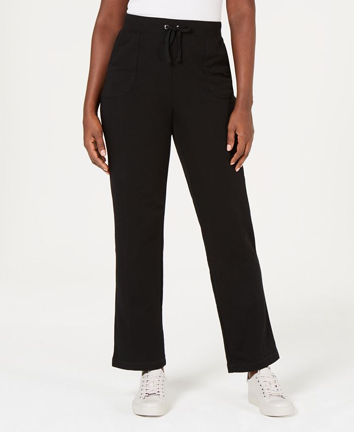 Karen Scott French Terry Pants, Created for Macy's & Reviews - Pants ...