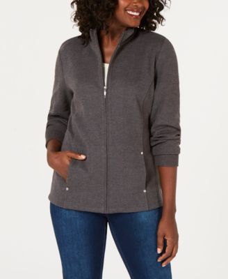 karen scott zip up jacket