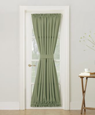 Grant Room Darkening Rod Pocket Door Curtain Panel