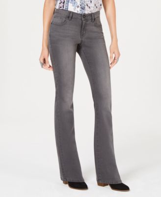 womens grey bootcut jeans