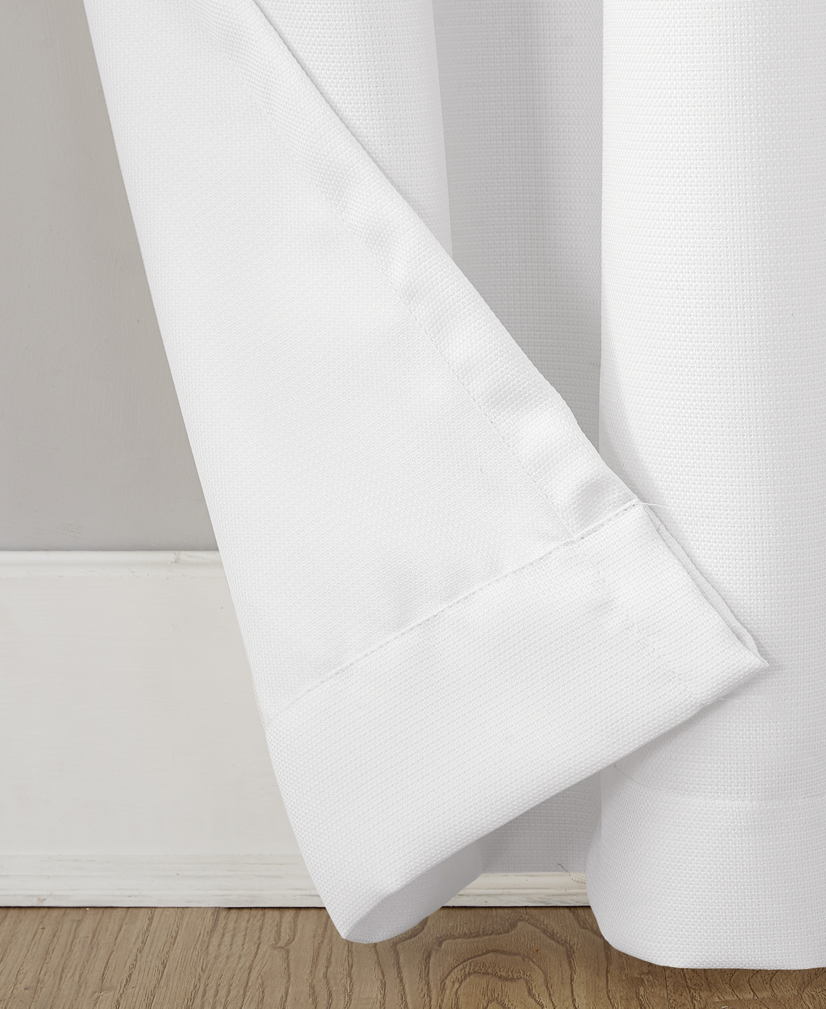 No. 918 Montego Casual Textured Semi-Sheer Grommet Curtain Panel