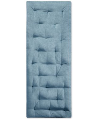 Edelia Poly Chenille Lounge Floor Pillow, 27 "x 74"