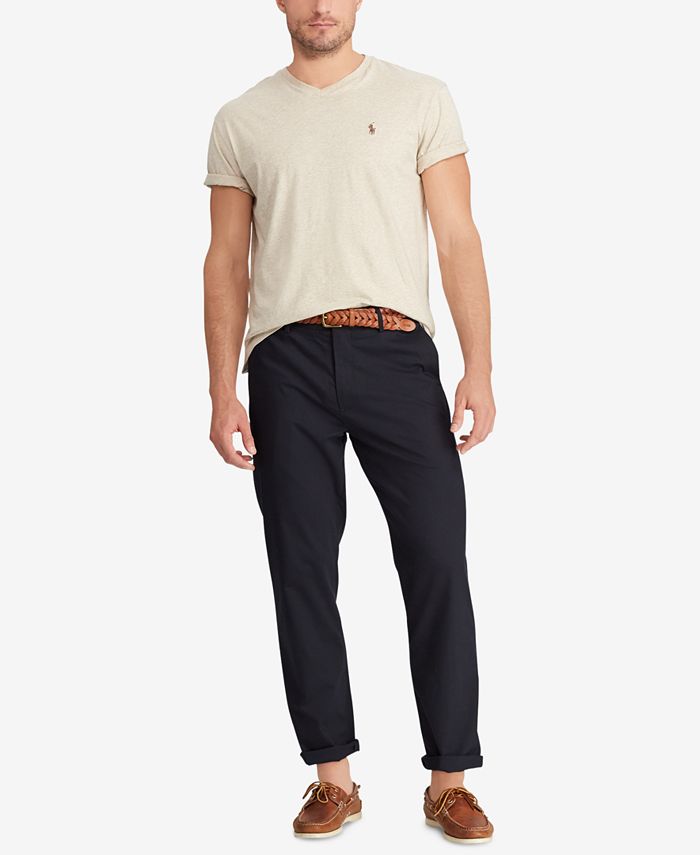 Polo Ralph Lauren Men's Classic Fit V-Neck Cotton T-Shirt - Macy's