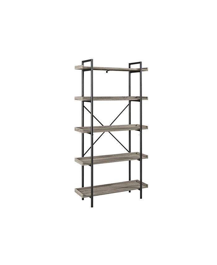 Walker Edison 68" Urban Pipe Bookshelf Driftwood Macy's