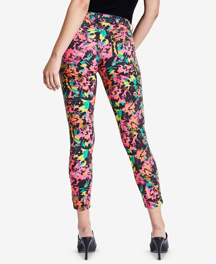 GUESS FloralPrint Skinny Jeans Macy's