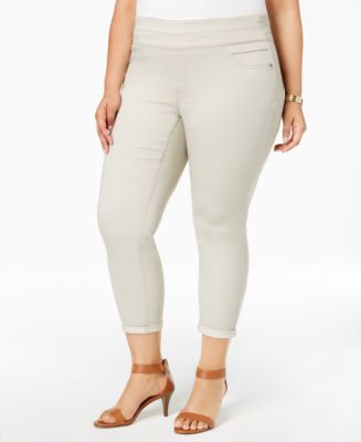 Style & Co Plus Size Pull-On Ankle Pants, Created for Macy's - Macy's