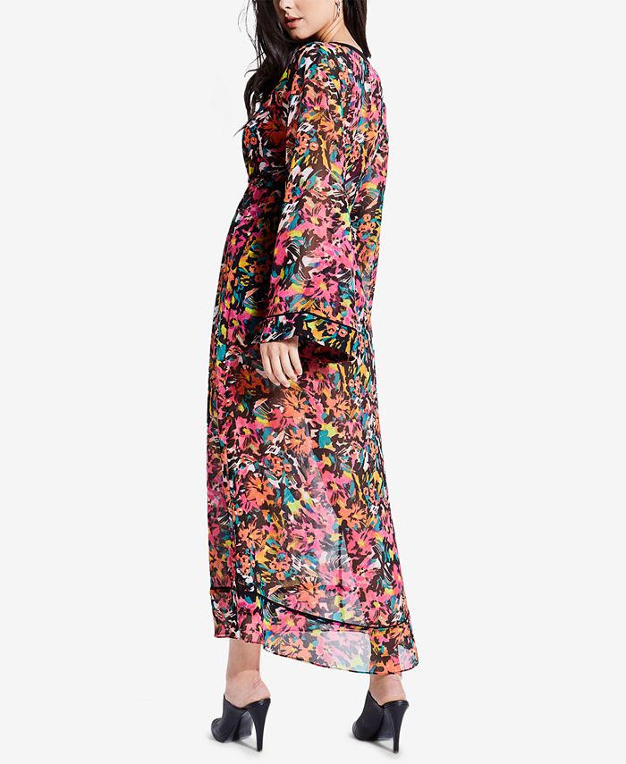 GUESS Melia Printed Long Kimono - Macy's