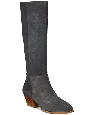 Style & Co Izalea Suede Dress Boots, Created for Macy's - Macy's