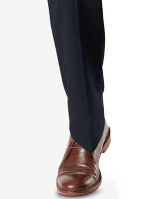 Men's Signature Lux Cotton Classic Fit Creased Stretch Khaki Pants