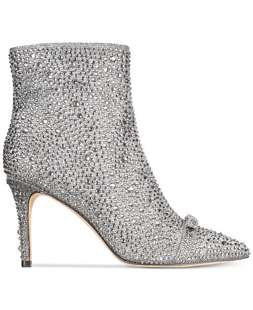 INC International Concepts I.N.C. Ignacia Rhinestone Booties, Created for Macy's - Boots - Shoes