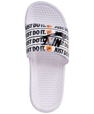Nike Men's Benassi Just Do It Print Slide Sandals from Finish Line
