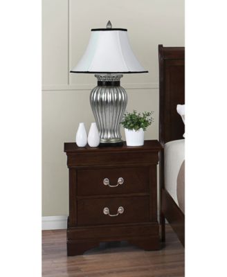 Coaster Home Furnishings - Parkchester Traditional Two-Drawer Nightstand, Cappuccino