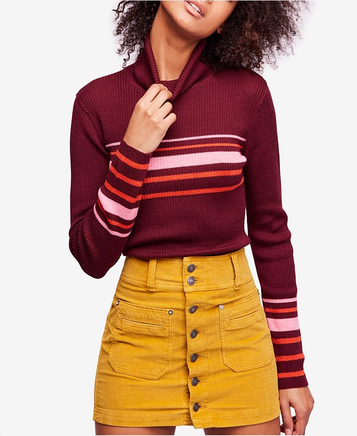 Free people ribbed turtleneck cheap