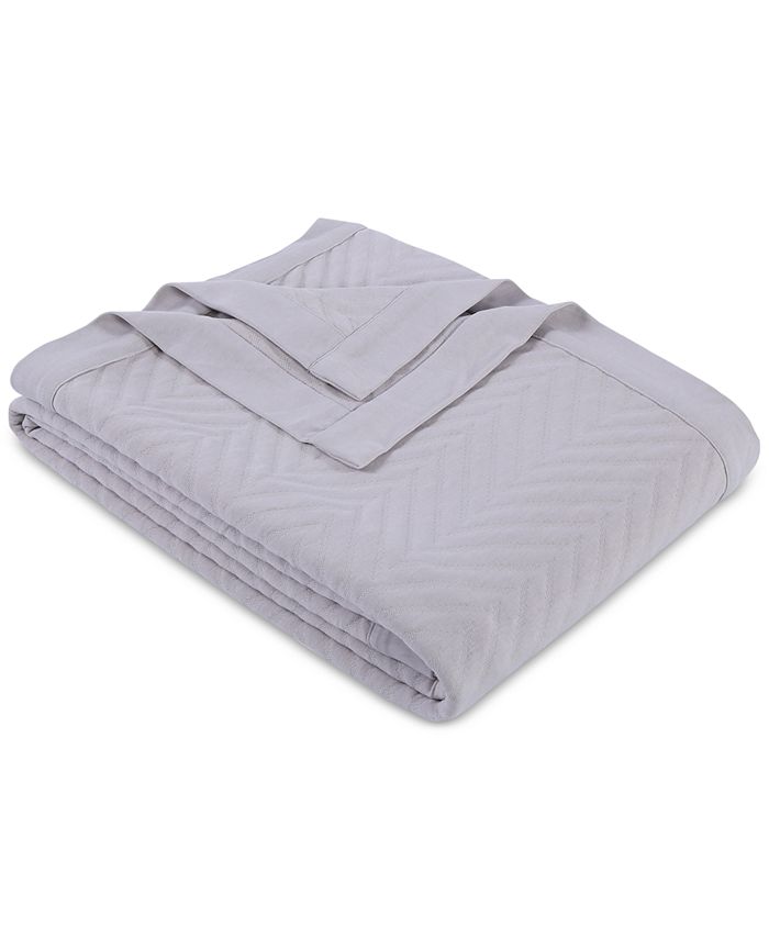 Martha Stewart Collection Triple Knit Full Queen Blanket Created