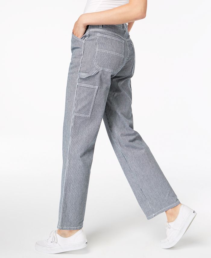 dickies striped carpenter pants