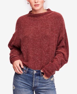 Free People - Break Away Drop-Shoulder Mock-Neck Sweater