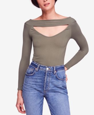 Free People - Off-The-Shoulder Cutout Top
